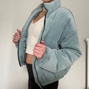 Light Blue Puffer Jacket
